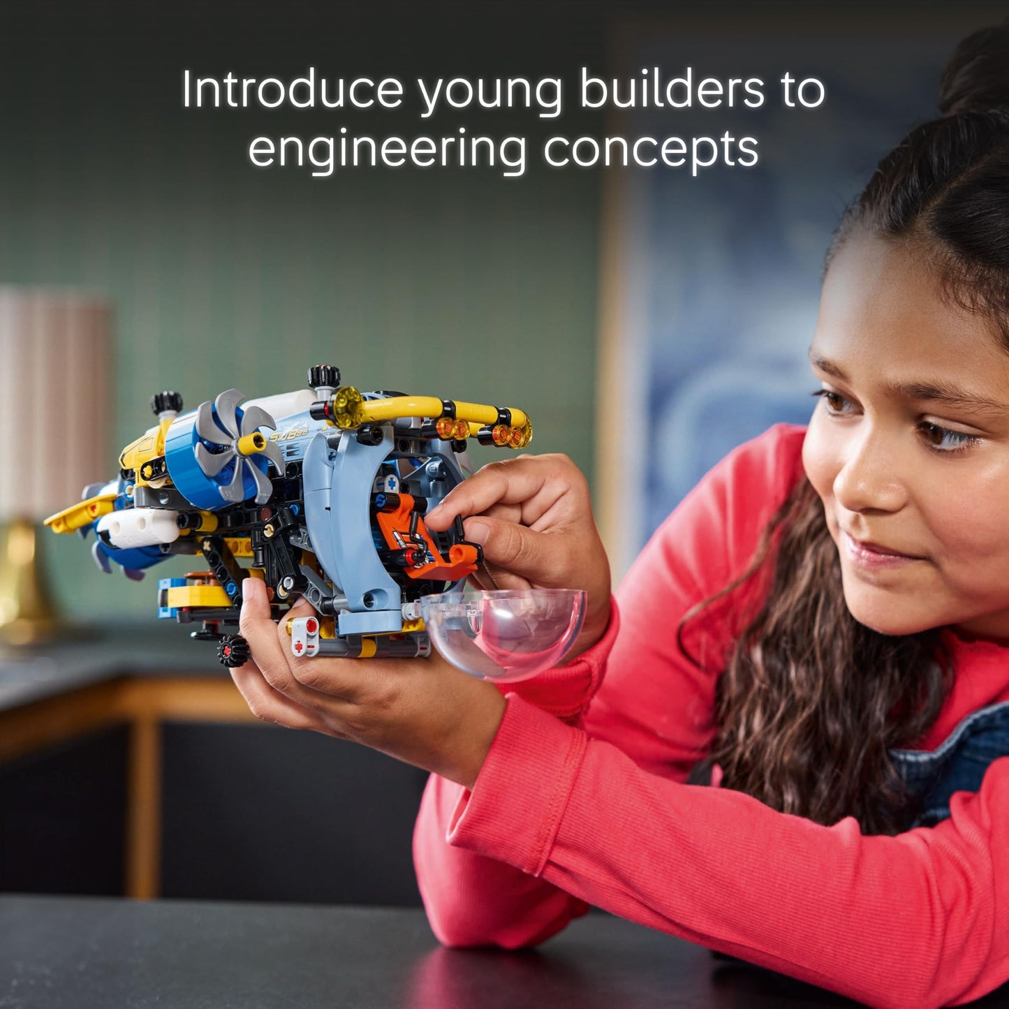LEGO 42201 Technic Deep-Sea Research Submarine with Spinning propellers