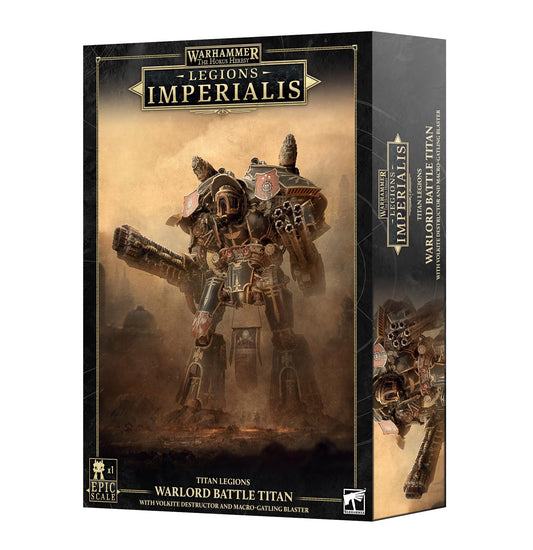 Legions Imperalis : Warlord Titan with Volkite Destructor and Macro-gatling Blaster [EPIC SCALE] - Warhammer The Horus Heresy - Games Workshop