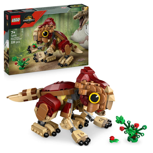 LEGO 76970 Jurassic World Baby Dinosaur Dolores : Aquilops - incl. a Plant with Flowers