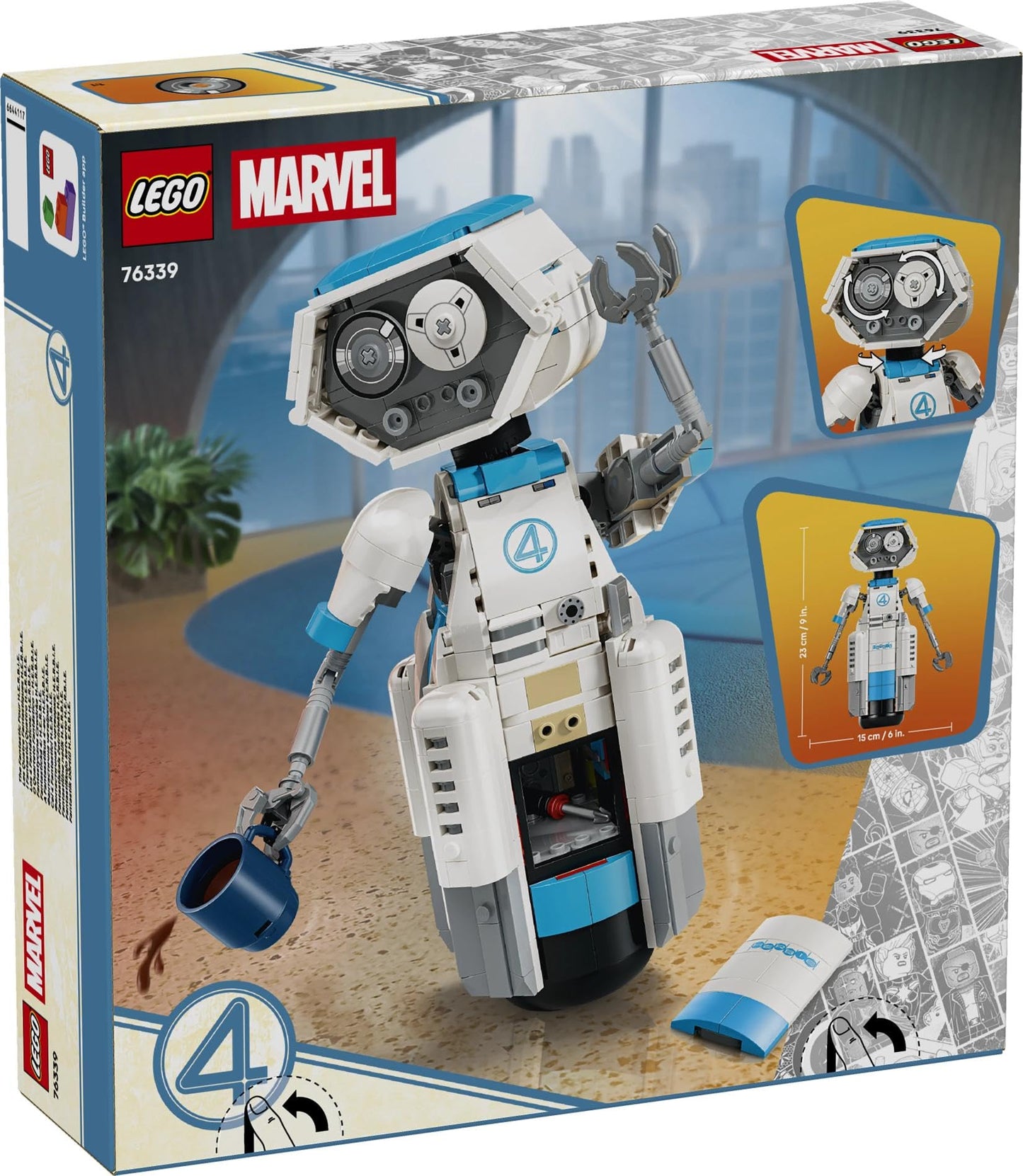 LEGO 76339 Marvel The Fantastic Four H.E.R.B.I.E. Figure with Accessories
