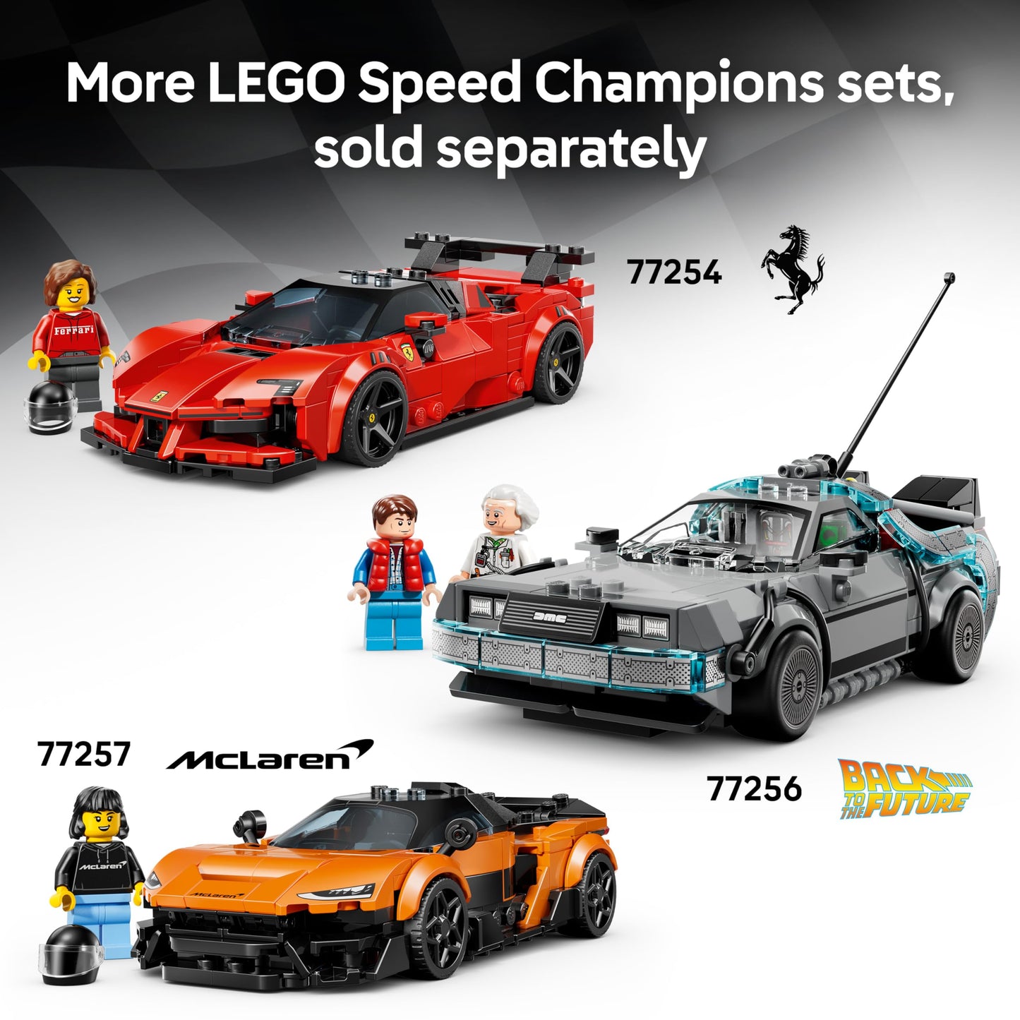 LEGO 77253 Speed Champions Bugatti Vision GT Hyper Sports Car - Model Kit w/a Collectible Driver Minifigure