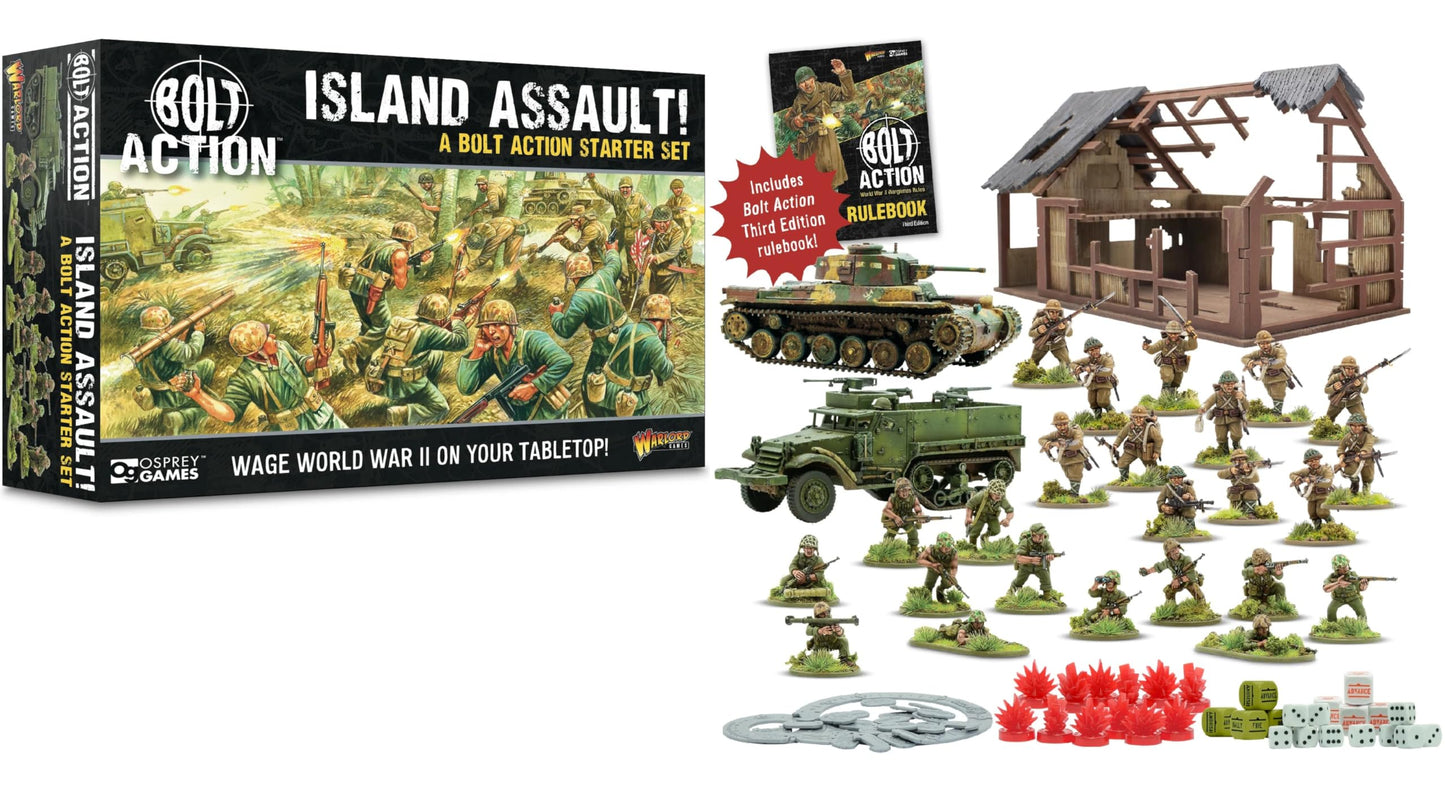 Island Assault - Bolt Action Third Edition Starter Set - 28mm Scale - Warlord Games