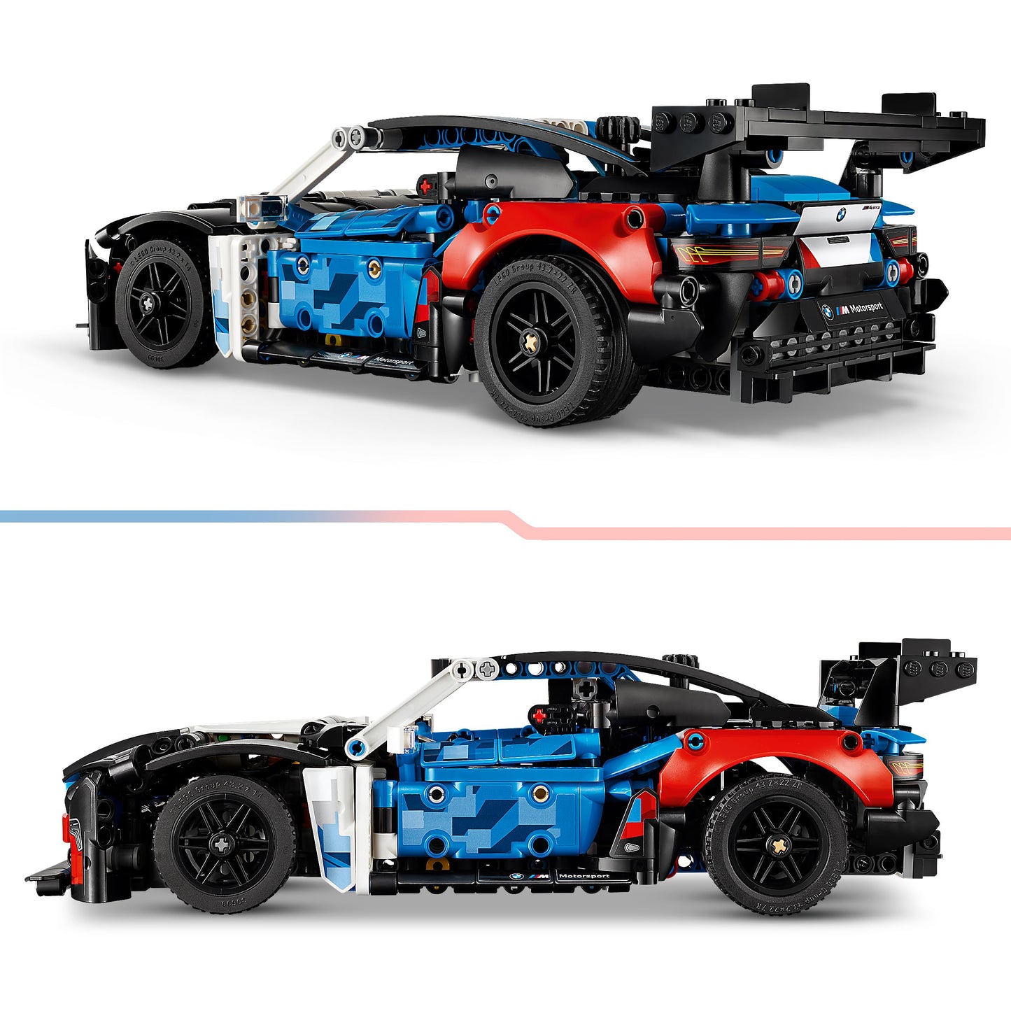 LEGO 42226 Technic BMW M4 GT3 EVO Race Car Toy - Model Kit with V6 Engine, Steering & Opening Doors