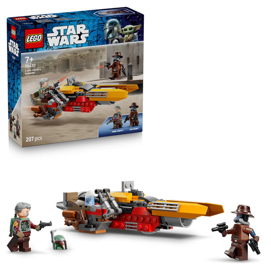 LEGO 75437 Star Wars Cobb Vanth's Speeder Toy - incl. Cobb Vanth & Cad Bane Minifigures, plus Blasters & a Jetpack