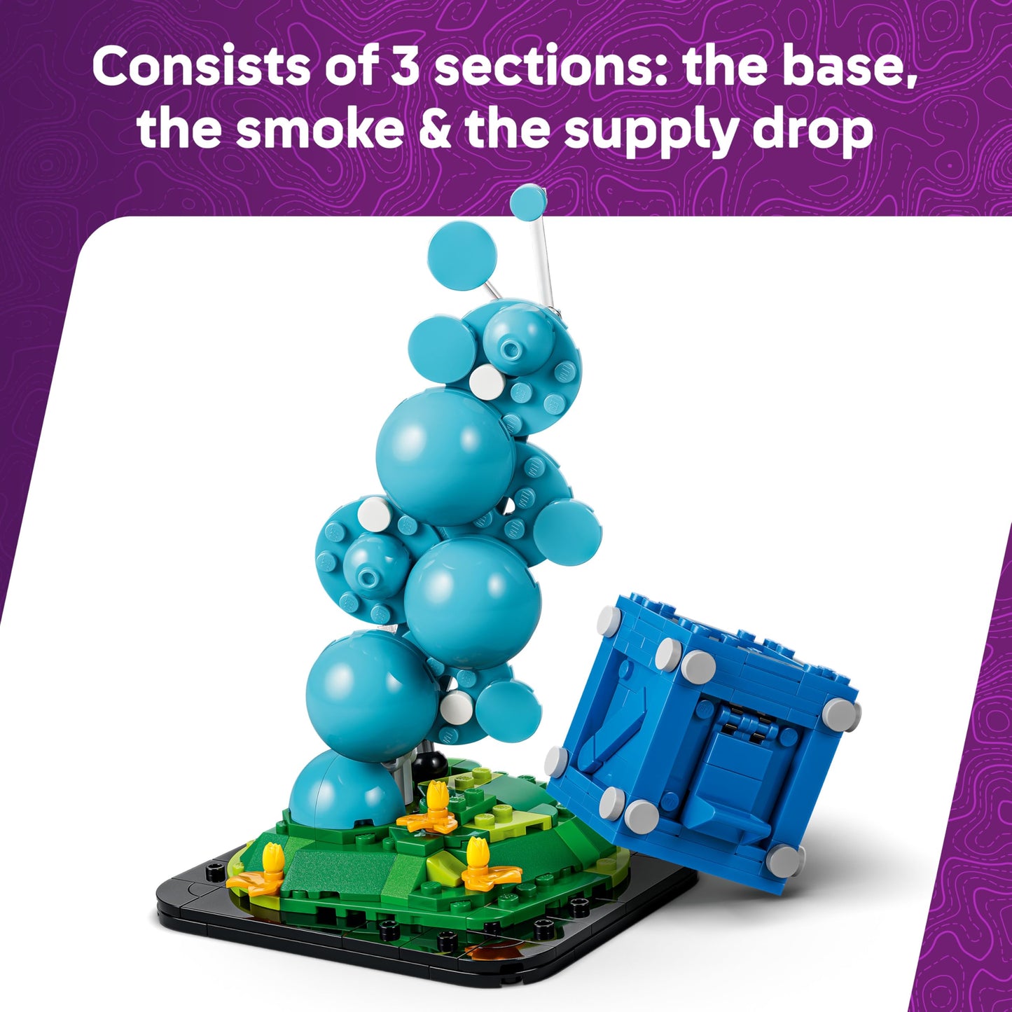 LEGO 77080 Fortnite Supply Drop Toy - Fishstick, Leviathan & Ginger Gunner Minifigures plus Accessories incl. Slurp Juice