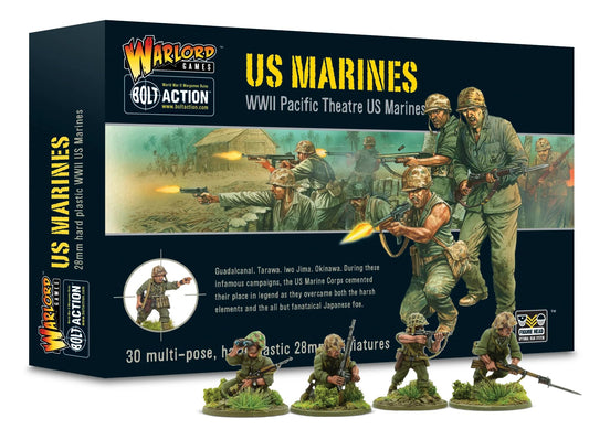 Bolt Action - US Marines Infantry - 28mm Scale - Warlord Games