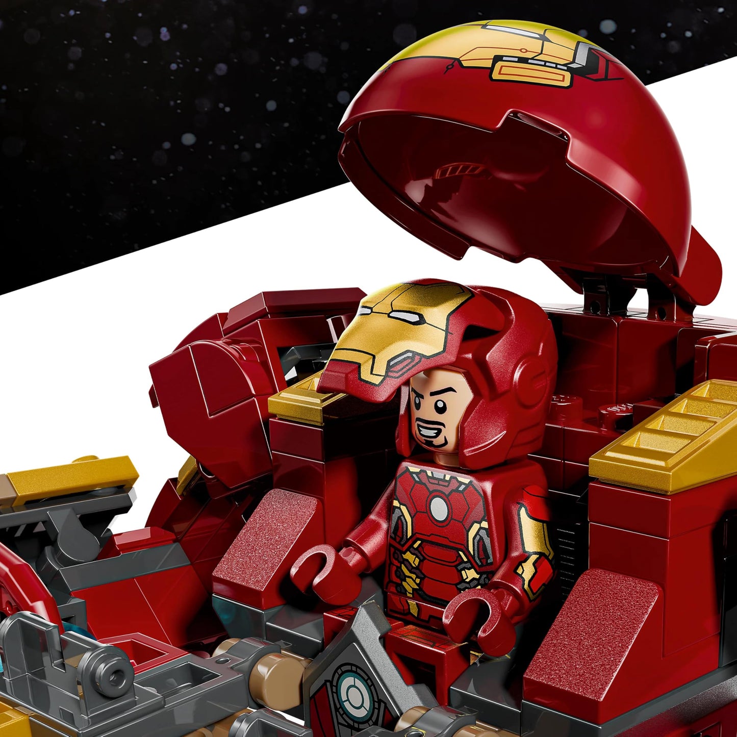 LEGO 76343 Marvel Epic Battle: Hulkbuster vs. The Hulk with 2 Action Figures & Iron Man Minifigure