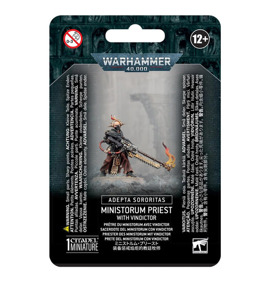 Games Workshop - Warhammer 40,000 - Adepta Sororitas : Ministorum Priest with Vindictor