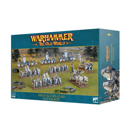 Games Workshop - Warhammer - The Old World - Battalion : High Elf Realms (Boxed Set)