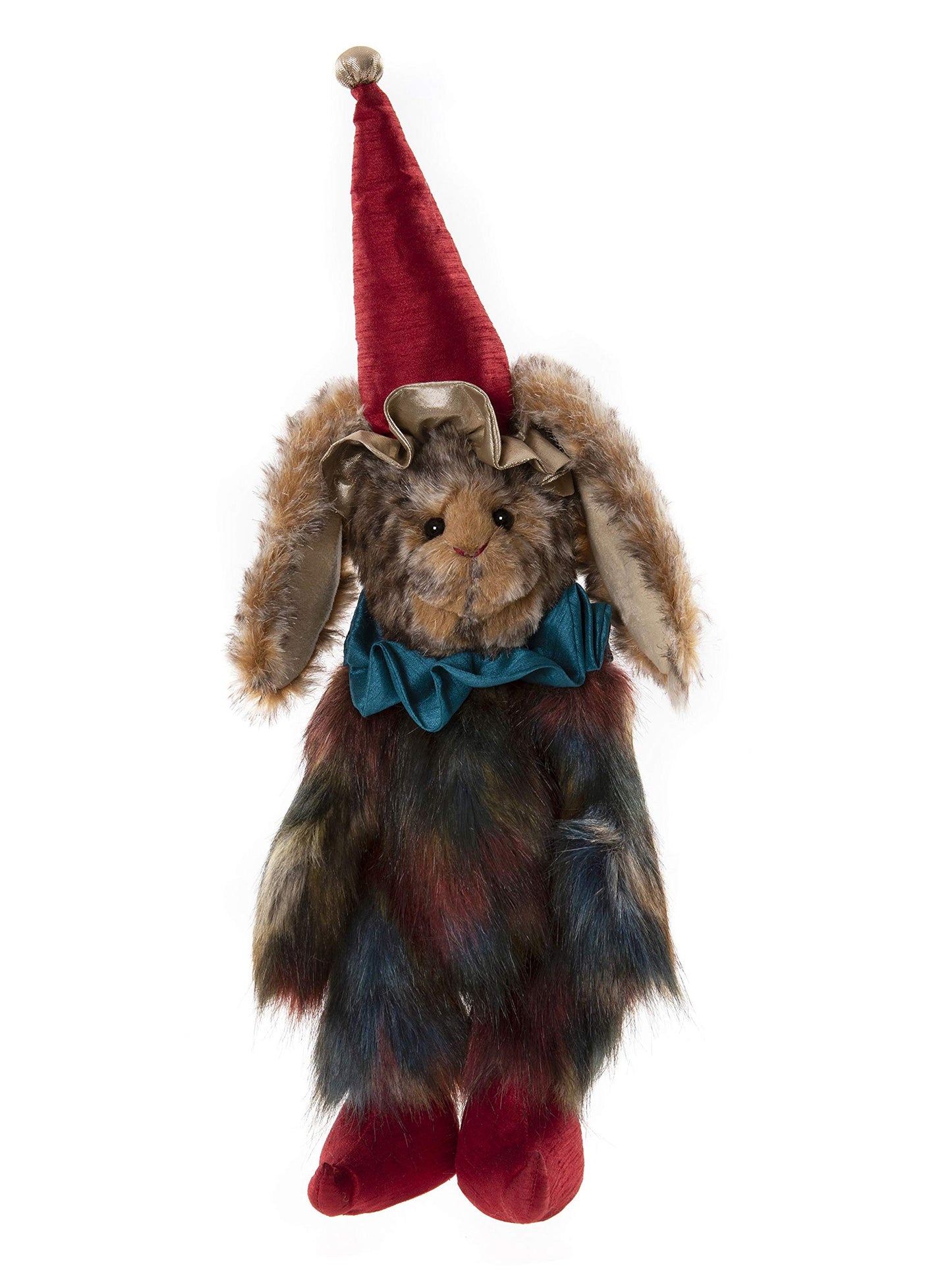 Charlie Bears - Buck | 2021 Plush Bunny Teddy Bear - Clown Rabbit 15"