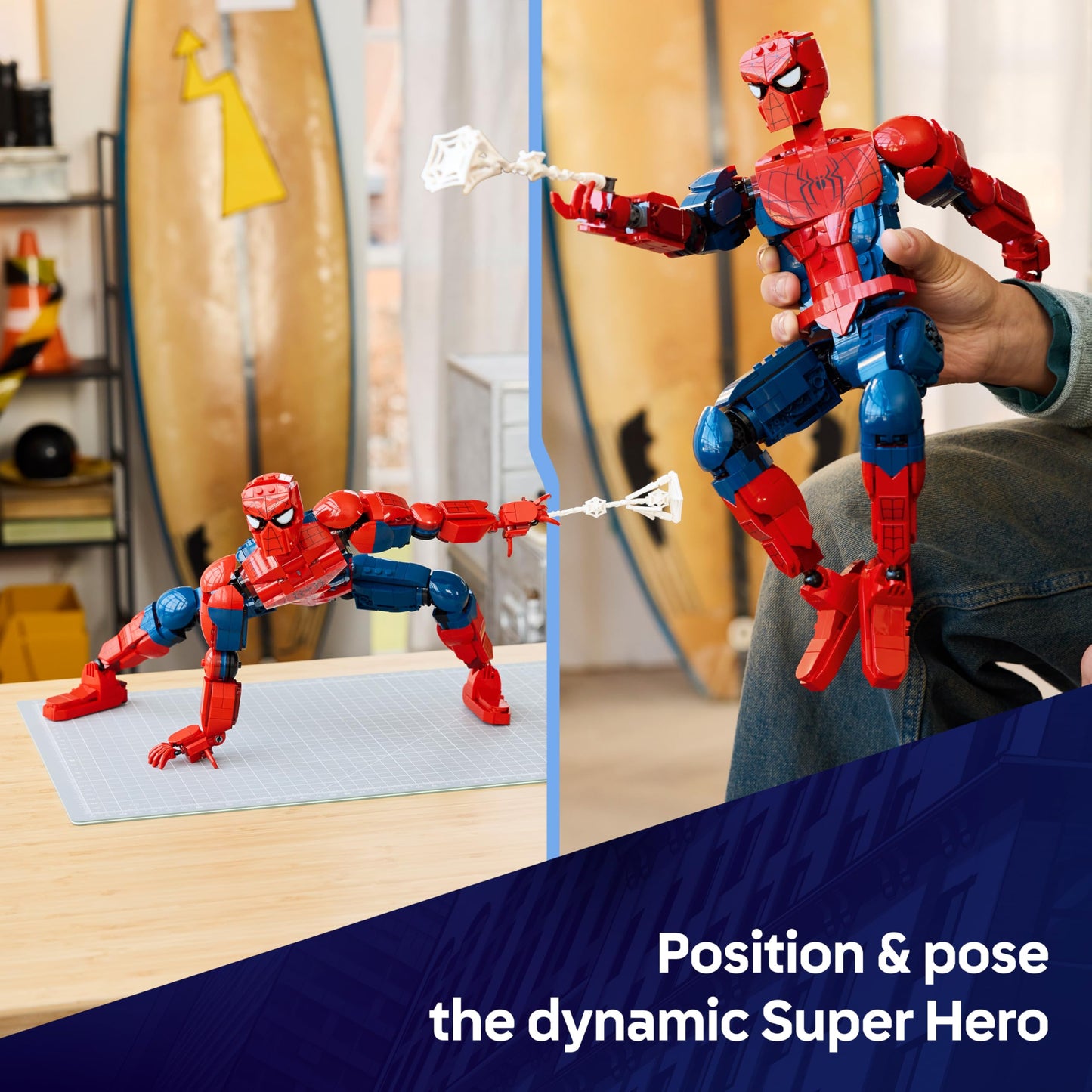 LEGO 76346 Marvel Spider-Man Hero Figure - Superhero Toy incl. Action Figure w/Collectible Minifigure