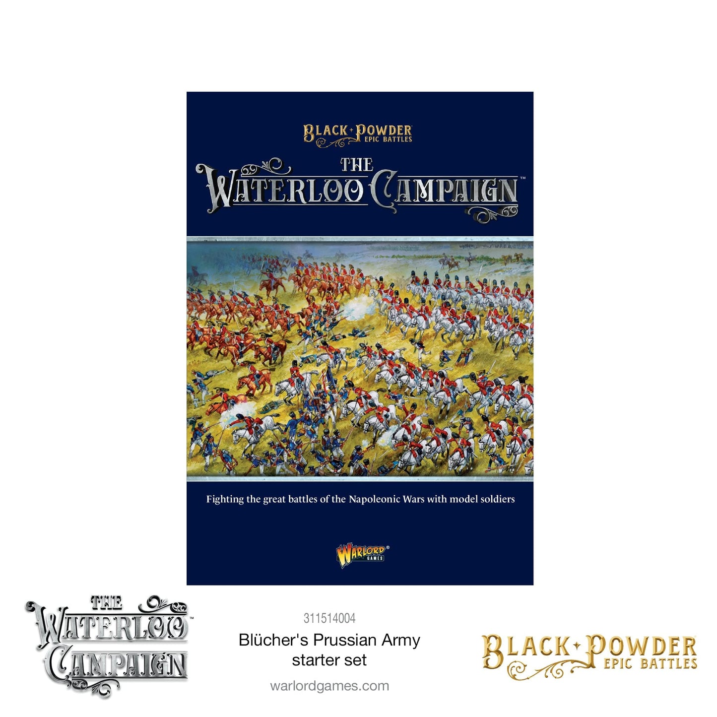 Black Powder Epic Battles - Waterloo : Blücher's Prussian Starter Army Set - Warlord Games