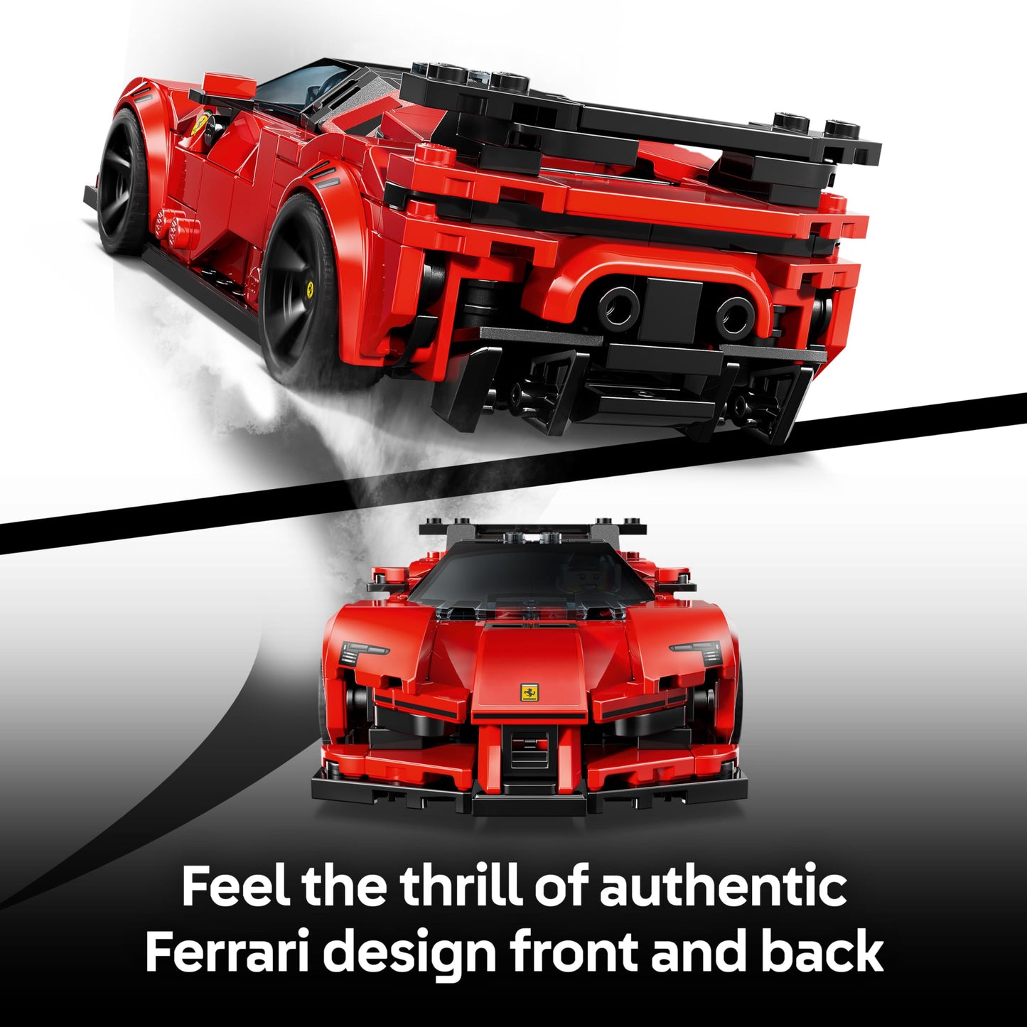 LEGO 77254 Speed Champions Ferrari SF90 XX Stradale Sports Car Toy - Model Kit with Collectible Driver Minifigure