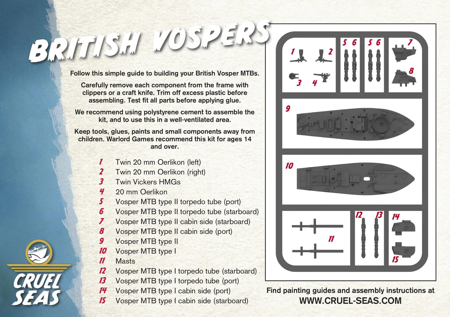 Cruel Seas: Strike Fast Strike Hard! - Starter Set - Warlord Games