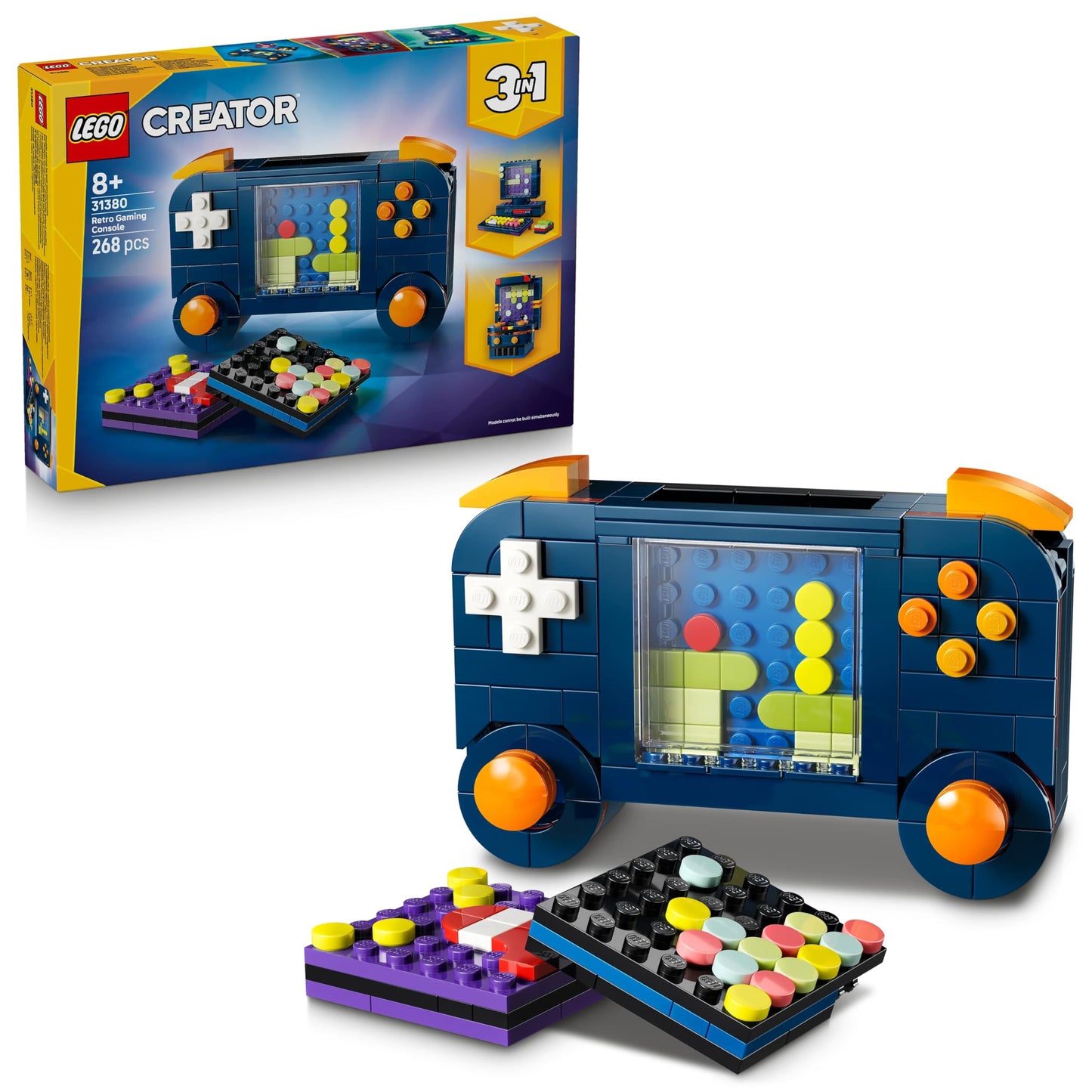 LEGO 31380 Creator 3-in-1 Retro Gaming Console - Transforms into an Arcade Machine or Computer w/Keyboard & Mouse
