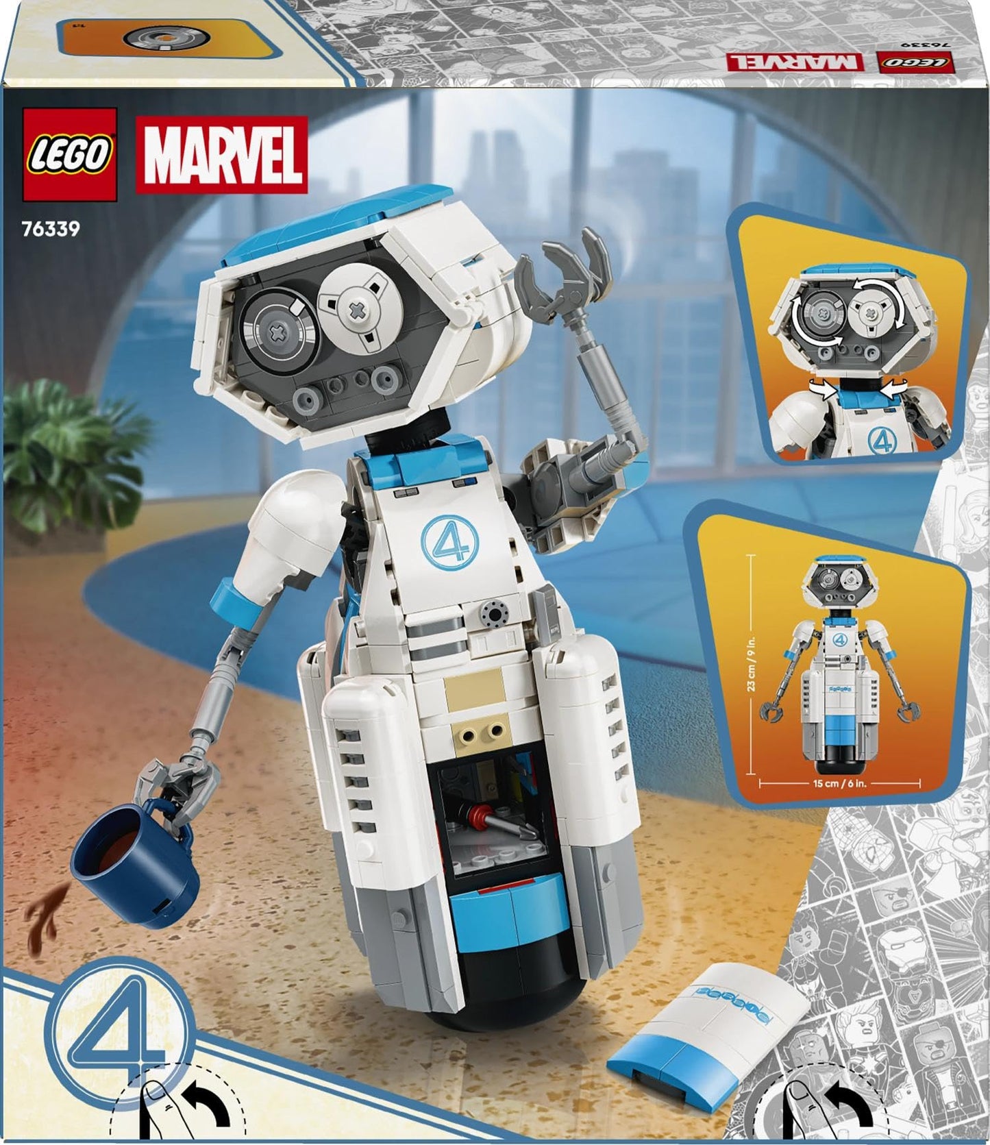 LEGO 76339 Marvel The Fantastic Four H.E.R.B.I.E. Figure with Accessories