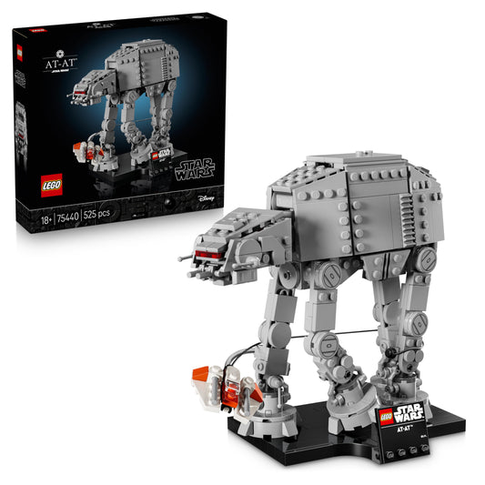 LEGO 75440 Star Wars 75440 AT-AT Building Set for Adults - Display Model Kit with Snowspeeder, Stand & Nameplate
