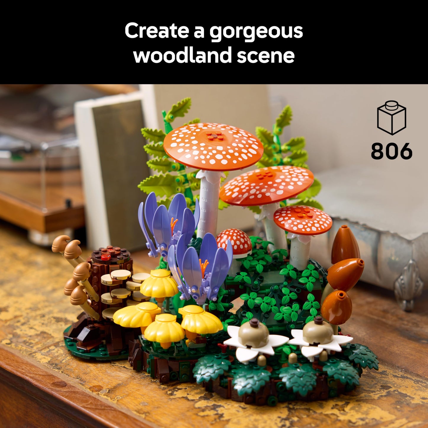 LEGO 11505 Botanicals Woodland Mushrooms incl. a Toadstool & Faux Flowers