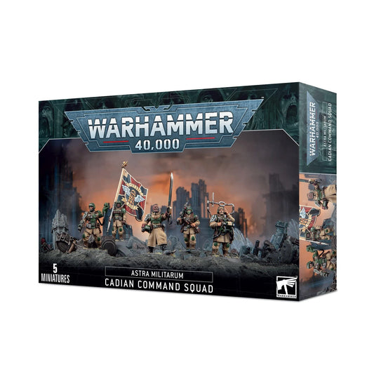 Games Workshop - Warhammer 40,000 - Astra Militarum : Cadian Command Squad (2023 Edition)