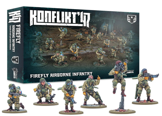 Konflikt 47' Firefly Airborne Infantry - United States - 28mm Scale - Warlord Games