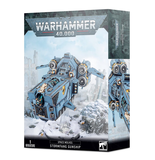 Games Workshop - Warhammer 40,000 - Space Wolves : Stormfang Gunship / Stormwolf Assault Craft