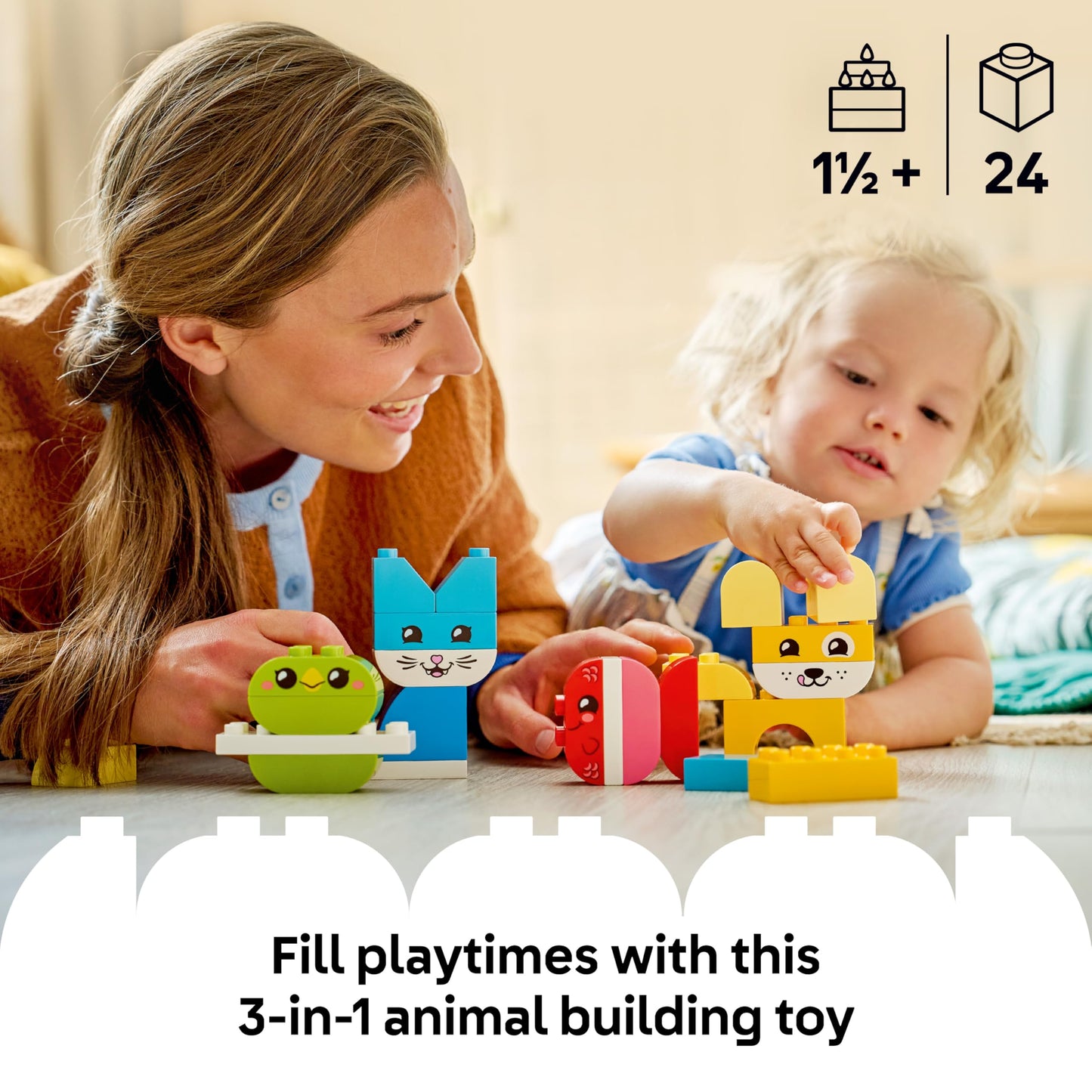 LEGO 10477 DUPLO 3 in 1 Creative Cute Pets