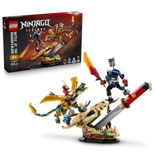 LEGO 71871 Ninjago Battle at the Dragon's Blade incl. Dragon, Mech Action Figure & 4 Minifigures w/Katanas