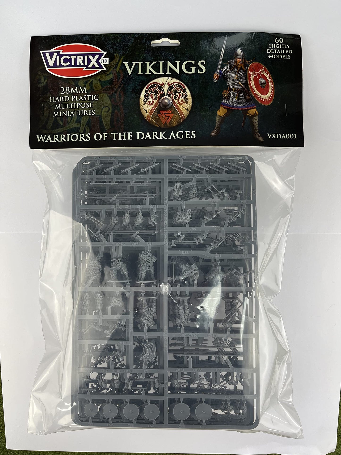 VICTRIX VXDA001 - Vikings - 60 Figures - 28mm Plastic Miniatures - Dark Ages