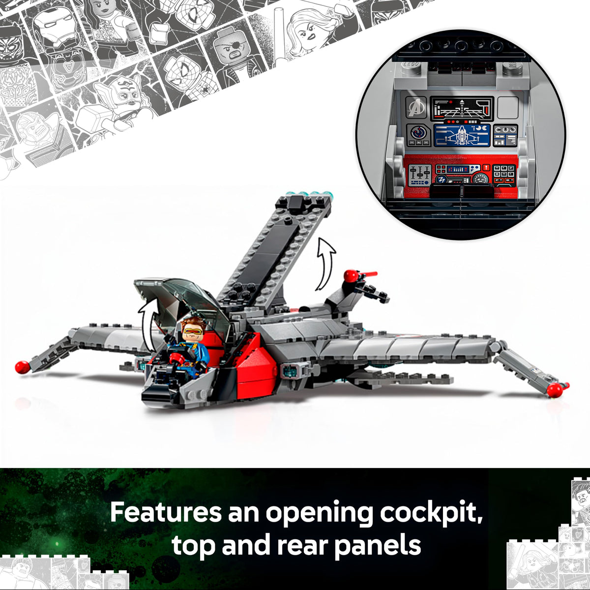 LEGO 76347 Marvel Avengers : Doomsday Quinjet
