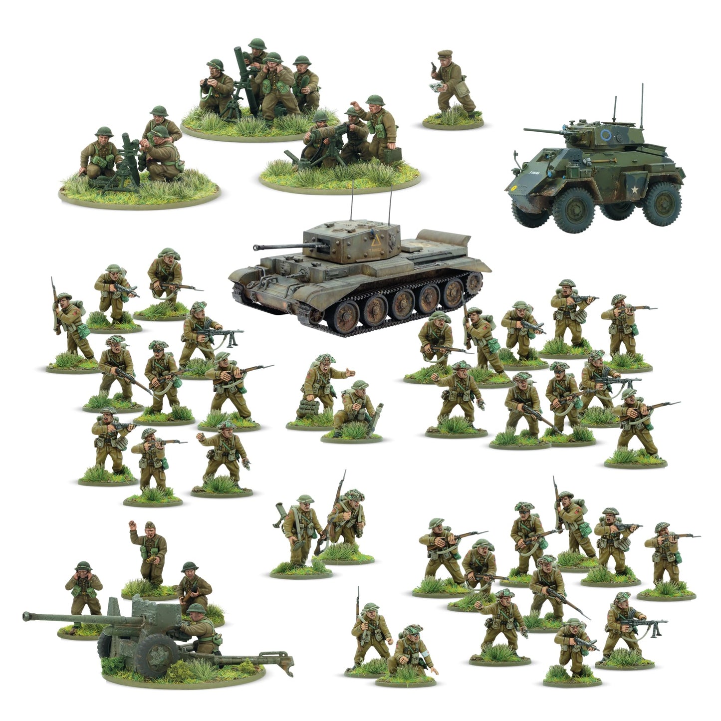 Bolt Action : For King & Country - British & Canadian Starter Army - 28mm Scale - Warlord Games