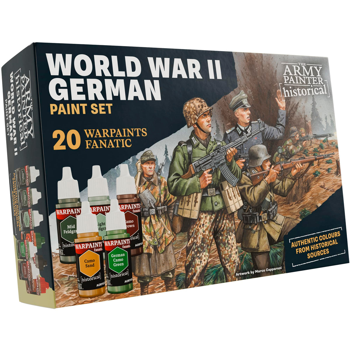 Historical : WWII German Paint Set - 20x18ml Acrylic Paints - The Army Painter