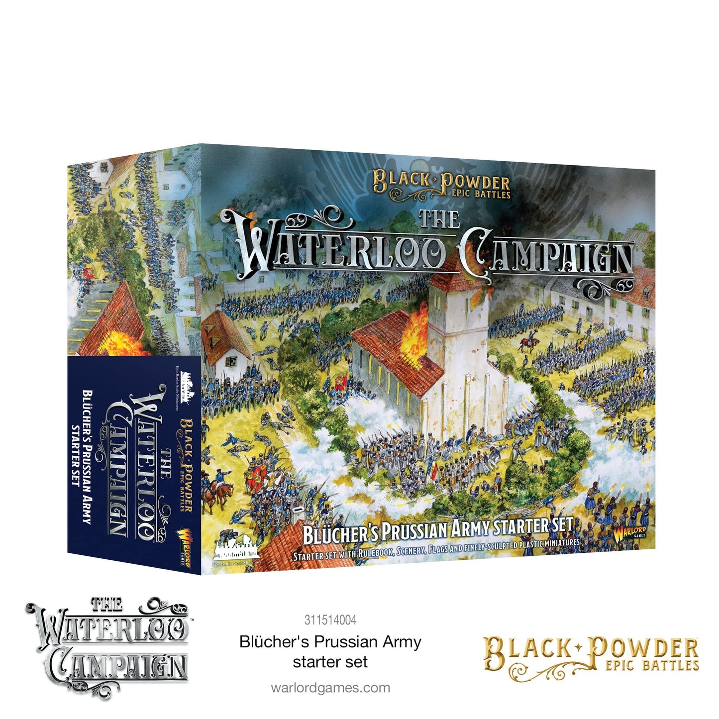 Black Powder Epic Battles - Waterloo : Blücher's Prussian Starter Army Set - Warlord Games