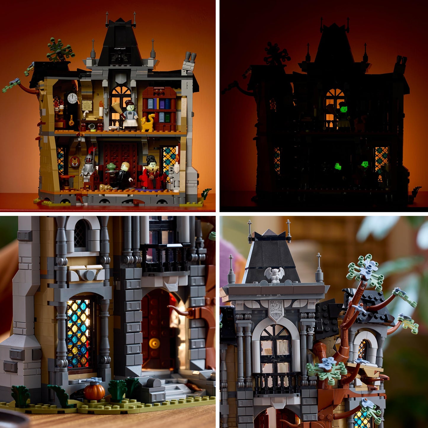 LEGO 11383 Icons Mayor Manor with Gothic Interior & 3 Glow-in-the-Dark Minifigures