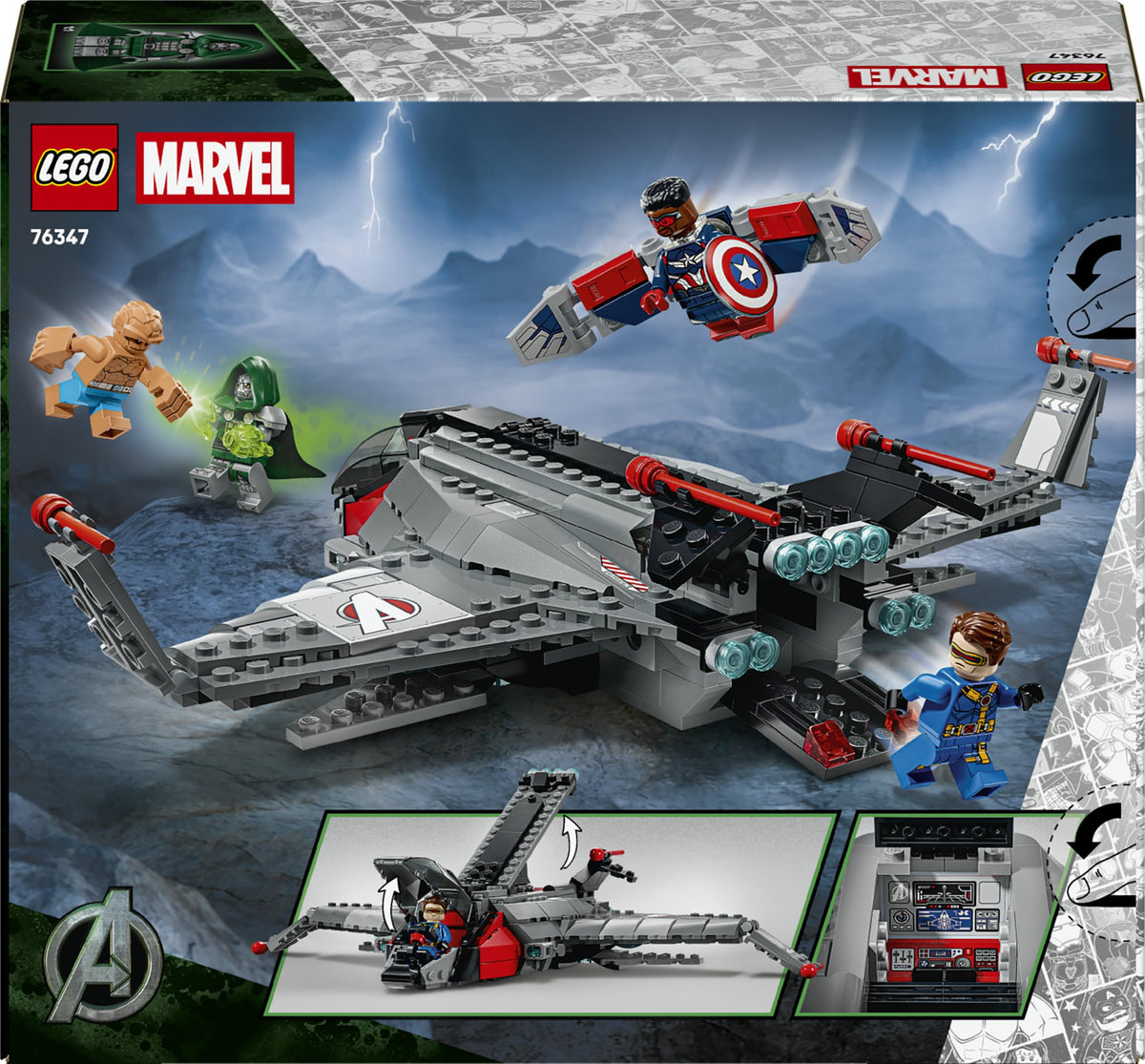 LEGO 76347 Marvel Avengers : Doomsday Quinjet