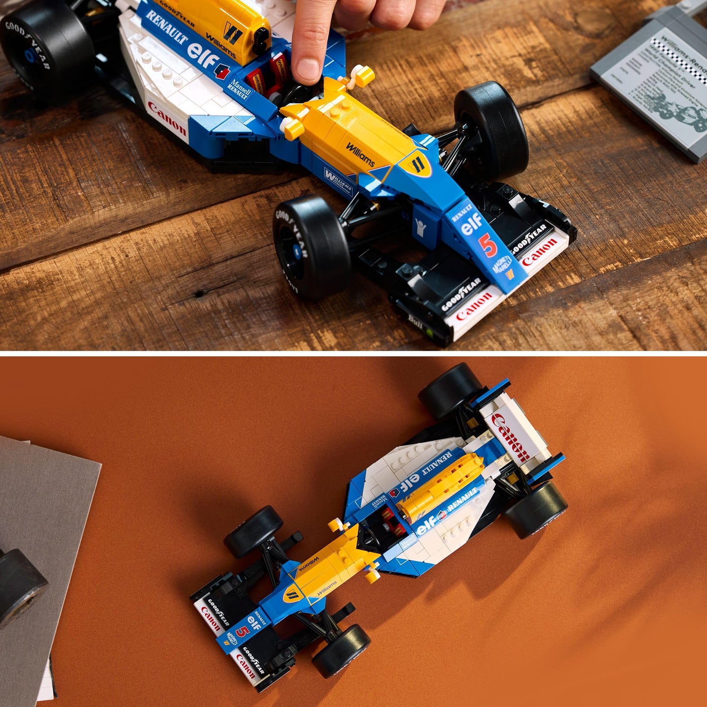 LEGO 10353 Icons Williams Racing FW14B & Nigel Mansell - F1 Car Model Set