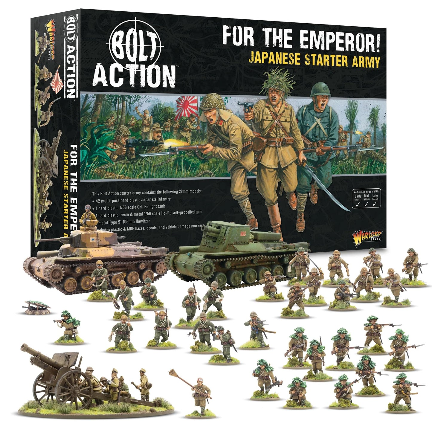 For the Emperor! Japanese Starter Army - Bolt Action - 28mm Scale - Warlord Games