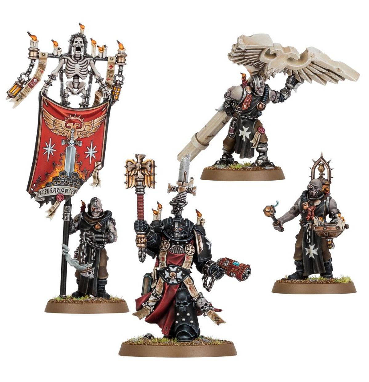 Black Templars : Grimaldus & Retinue - Warhammer 40K - Games Workshop