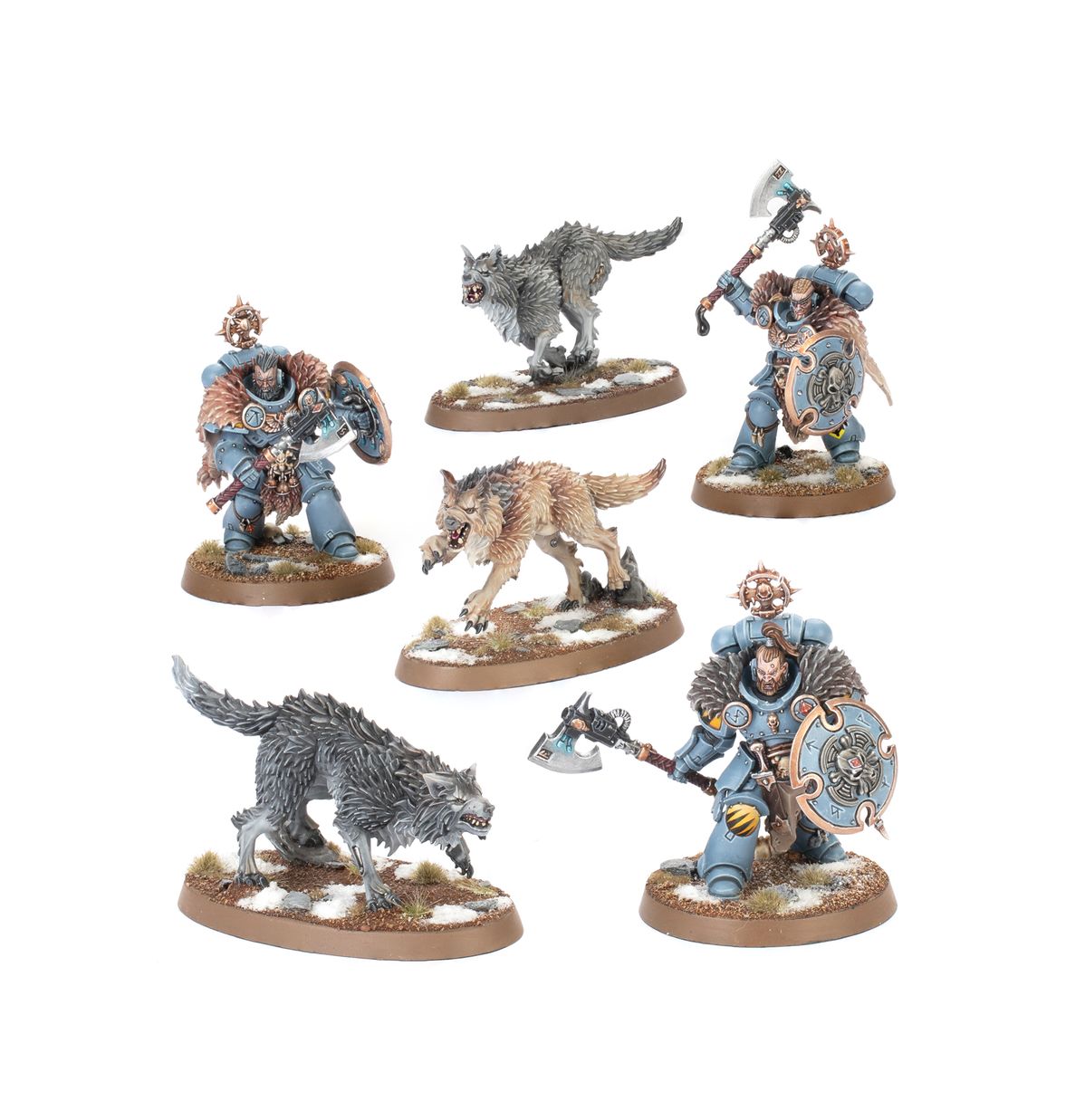 Space Wolves : Wolf Guard Headtakers - Warhammer 40K - Games Workshop