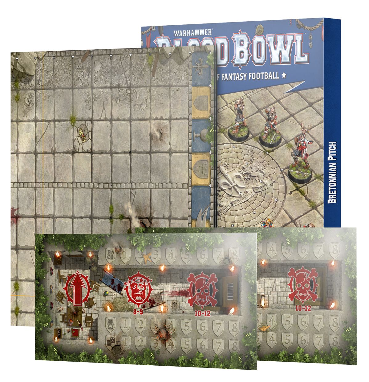 Blood Bowl : Bretonnian Team Pitch & Dugouts - Warhammer - Games Workshop