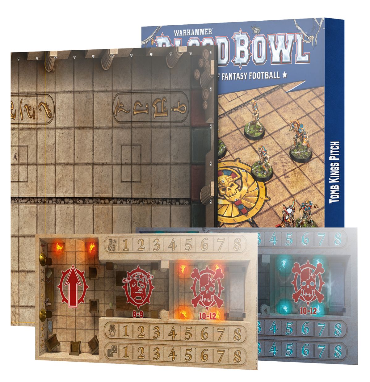 Blood Bowl : Tomb Kings Team Pitch & Dugouts - Warhammer - Games Workshop