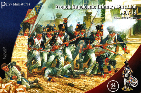 Perry Miniatures - French Napoleonic Infantry Battalion 1807-14 (44x28mm Multi Part Plastic Figures) FN 250