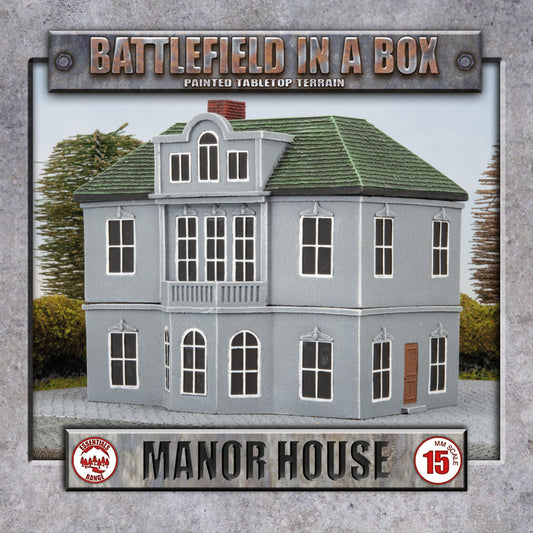 Battlefield in a Box - European: Manor House (Grey/Green – Limited Edition) (x1) BB175-B - Flames of War