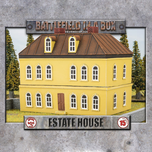 Battlefield in a Box - European: Estate House (Yellow Limited Edition) (x1) BB202-D - Flames of War