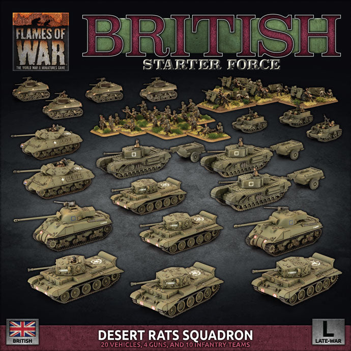 Flames of War - British Starter Force : Desert Rats Squadron BRAB13