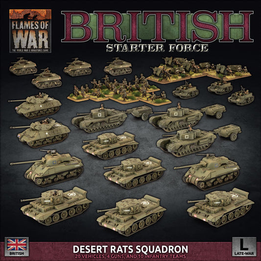 Flames of War - British Starter Force : Desert Rats Squadron BRAB13