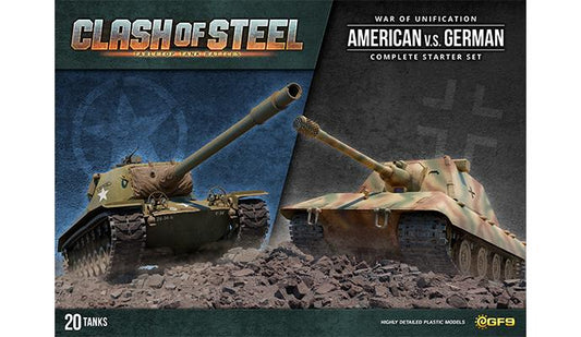 Clash of Steel : War of Unification: American vs German - Complete Starter Set - Gale Force Nine