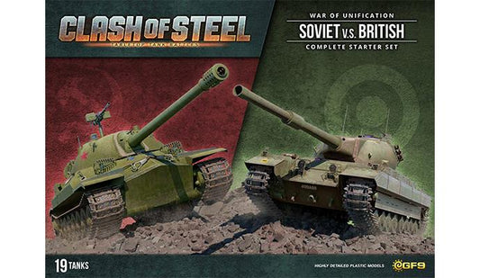 Clash of Steel : War of Unification: Soviet vs British - Complete Starter Set - Gale Force Nine