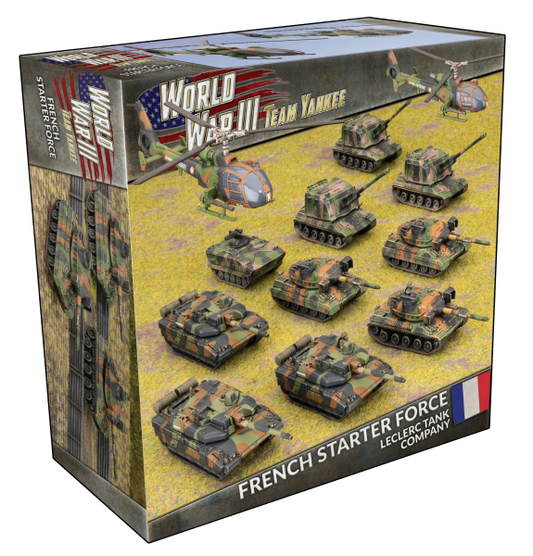 Team Yankee WW3 - French Leclerc Tank Company Starter Force TFRAB02