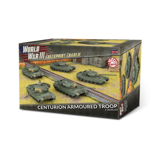 British Centurion Armoured Troop - TBBX16 - Checkpoint Charlie - World War III - Battlefront Miniatures