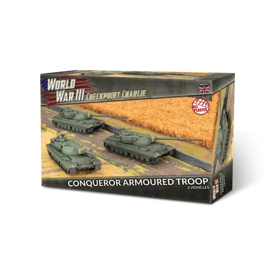 British Conqueror Armoured Troop - TBBX17 - Checkpoint Charlie - World War III - Battlefront Miniatures